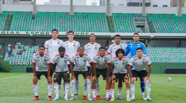 Imagem dos jogadores do sub-20 do Flamengo