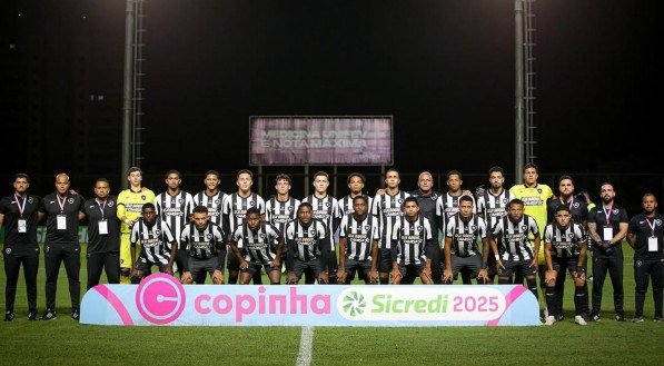 Equipe do Botafogo na Copinha 2025