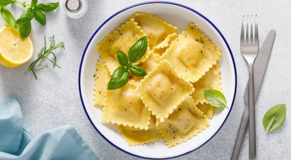 Ravioli recheado com abóbora e chia (Imagem: Sea Wave | Shutterstock)