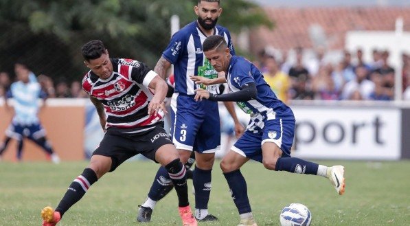 Lance de Decisão x Santa Cruz pela 1ª rodada do Campeonato Pernambucano 2025