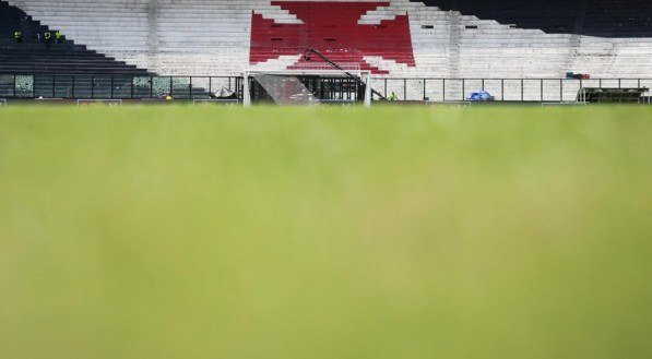 Imagem de parte da arquibancada do estádio de São Januário