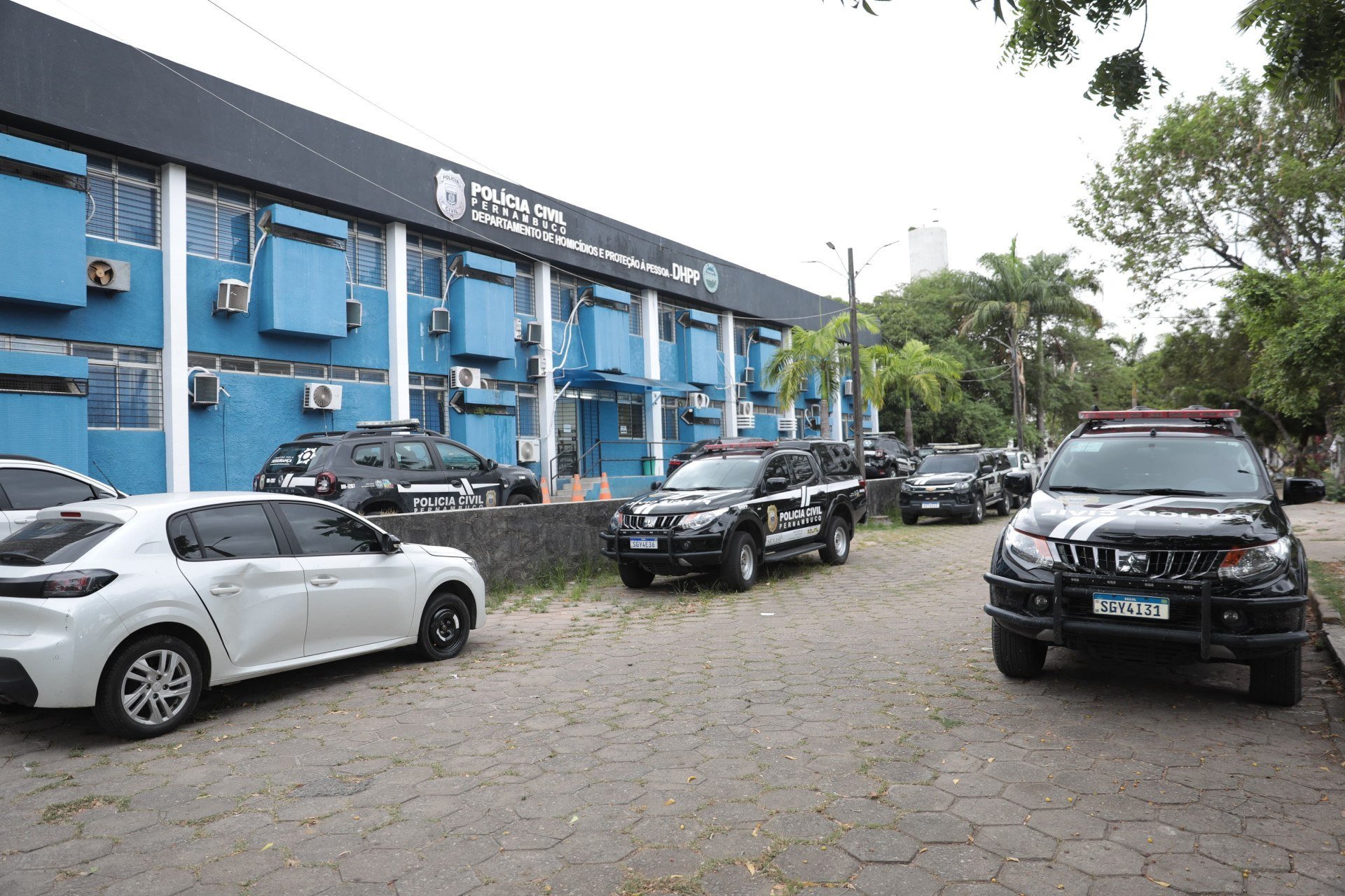 Sede do Departamento de Homicídios e Proteção à Pessoa (DHPP), no bairro do Cordeiro, Zona Oeste do Recife