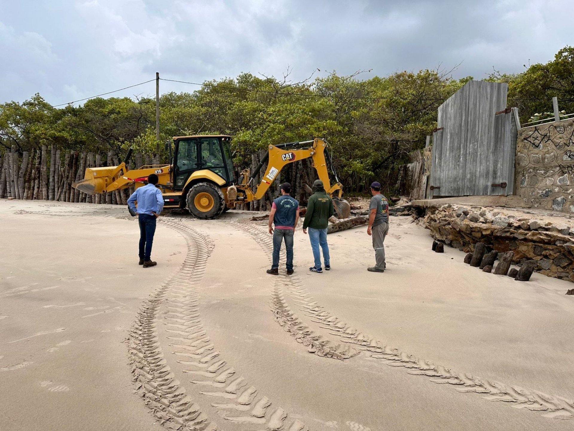 Muro em Maracaípe