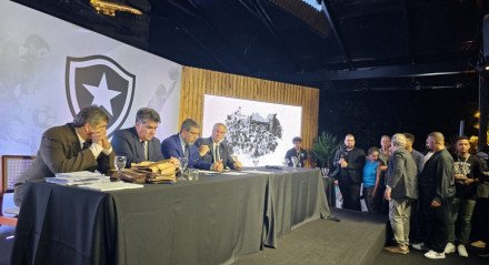 Cerimônia de Posse de João Paulo, novo presidente do Botafogo.