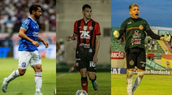 Éverton Ribeiro, (Bahia), Pablo (Vitória) e Jailson Kardoso (Juazeirense)