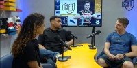 Imagem de Matheus Melo, meia do Santa Cruz, em entrevista ao Escrete Clube