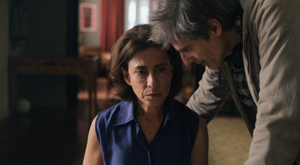 Fernanda Torres e Walter Salles no set de 'Ainda Estou Aqui'