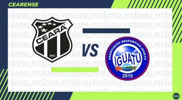 Ceará e Iguatu se enfrentam pela terceira rodada do Campeonato Cearense nesta quarta-feira (28).