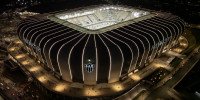 Imagem aérea da Arena MRV, do Atlético-MG