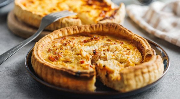 Quiche de frango com cottage (Imagem: Jiri Hera | Shutterstock)