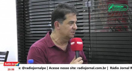 Márcio Cadar, investidor da SAF do Santa Cruz, em entrevista ao Fórum Esportivo, da Rádio Jornal