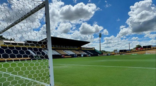 Estádio Doutor Jorge Ismael de Biasi, em Novo Horizonte, em São Paulo