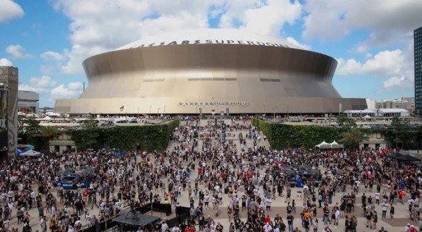 Superdome, em Nova Orleans, receberá o Super Bowl LIX.