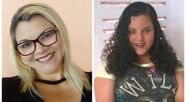 Conceição e Nicole, mãe e filha que morreram após deslizamento no Córrego da Bica, bairro do Passarinho