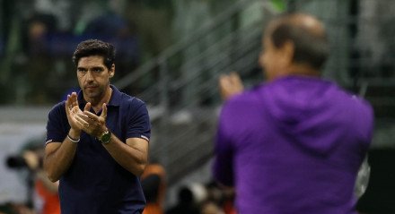 Mesmo com empate, Abel Ferreira ficou contente com desempenho da sua equipe nesta noite.