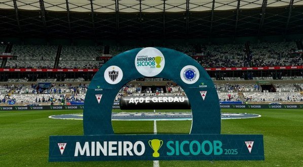 Painel para o clássico entre Atlético-MG e Cruzeiro