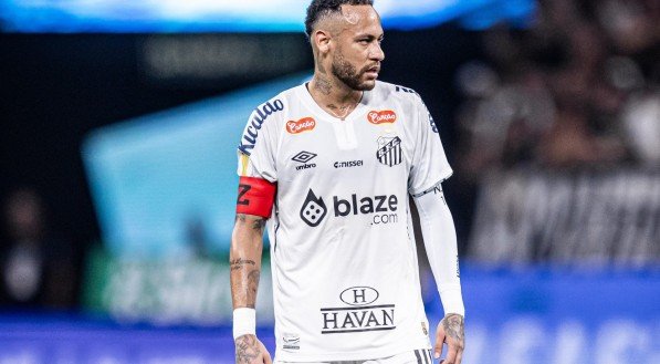 Neymar, atacante do Santos