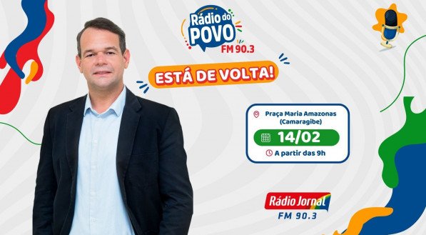 Thiago Raposo é presença confirmada na Rádio do Povo, em Camaragibe, na próxima sexta-feira, 14.