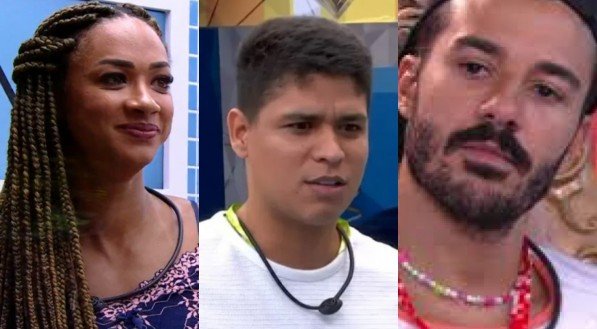 Aline, Guilherme e Mateus emparedados do BBB 25