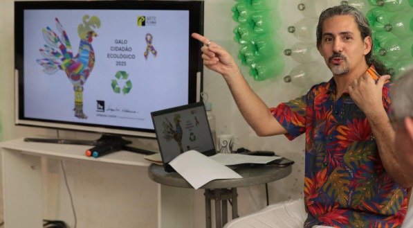Leopoldo afirma que o projeto artístico da roupa da escultura em 2025 se inspirou em diversas questões sociais e inclusivas