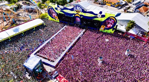Imagem aérea do Olinda Beer em 2024