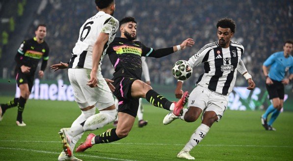 No jogo de ida, a Juventus venceu o PSV por 1 x 0