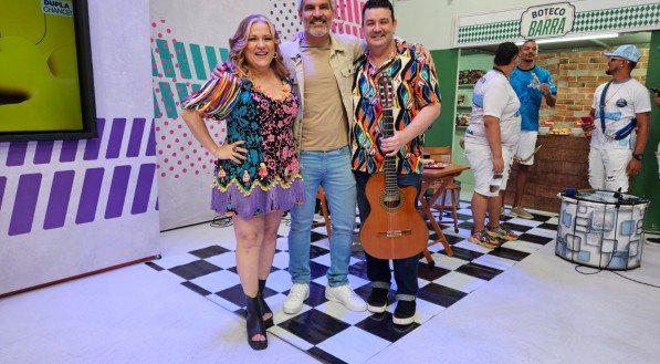 Nena Queiroga e André Rio no Boteco do Barra