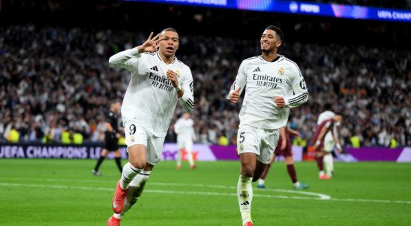 Com show de Mbappé, Real Madrid vence City e se classifica na Champions