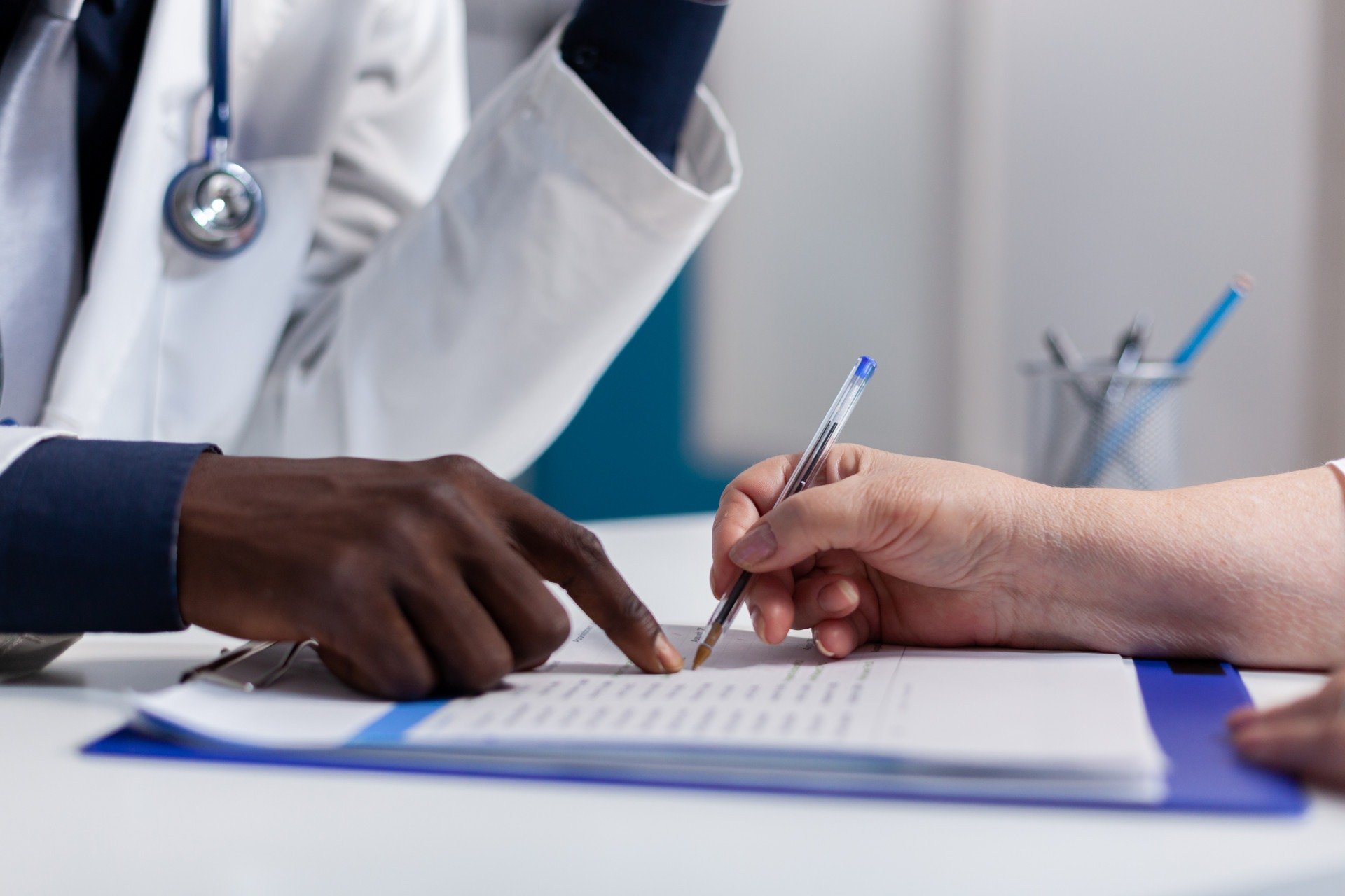 Imagem ilustrativa de consulta médica de rotina