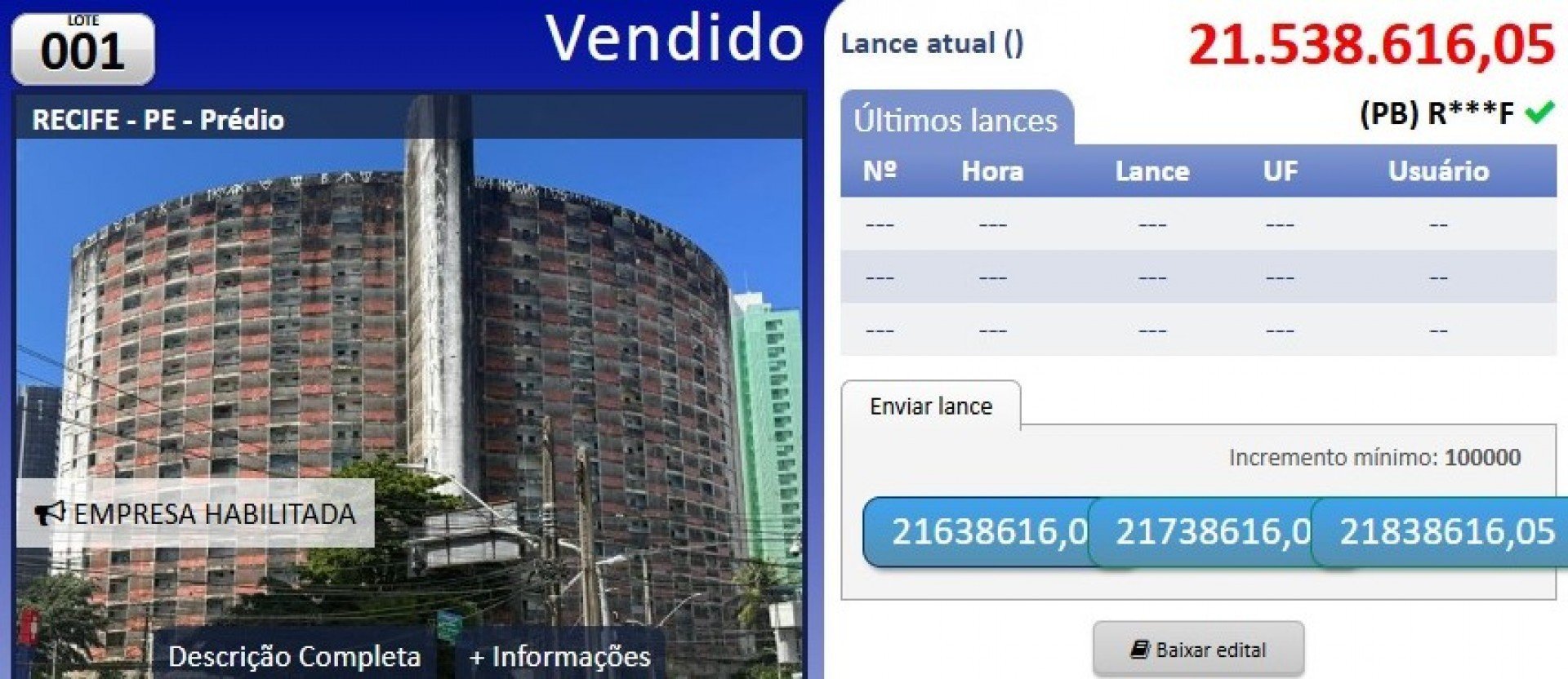 Reprodução/Lance Certo Leilões