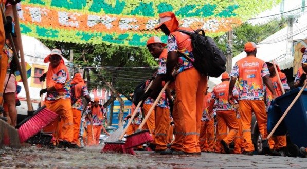 A limpeza no Sítio Histórico começará às 22h, nos dias de festa, enquanto nas outras áreas da cidade seguirá o cronograma habitual