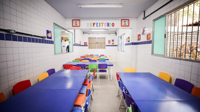  Imagem de sala de aula em creche da rede municipal do Recife