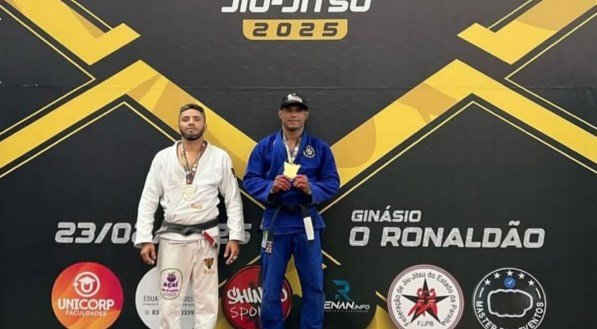 Pernambucano Gibson Santos conquistou o ouro em torneio de Jiu-Jitsu na Paraíba