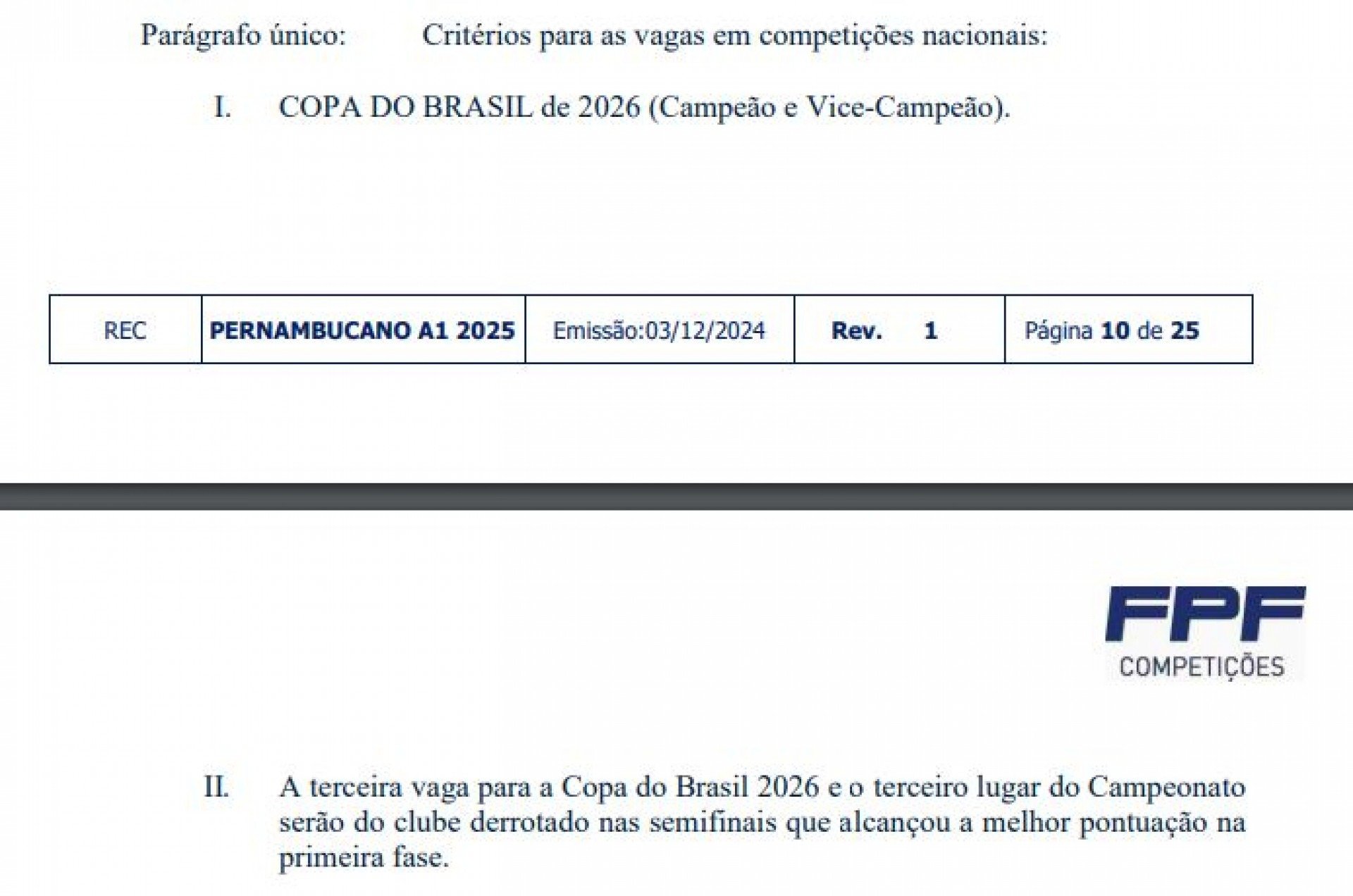 Reprodução/FPF-PE