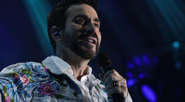 Padre Fábio de Melo em gravação de DVD no Marco Zero