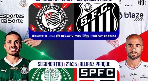 Confrontos das semifinais do Campeonato Paulista 2025