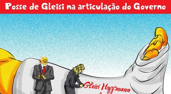 Lula dá posse a Gleisi na articulação política