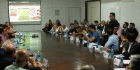 Imagem da reunião do Conselho Deliberativo do Náutico de apresentação da proposta da SAF