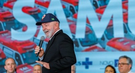 Presidente da República, Luiz Inácio Lula da Silva, durante cerimônia de Entrega de 789 Novas Ambulâncias do SAMU.