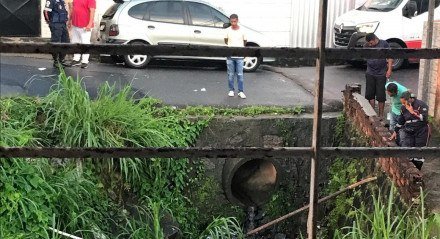 Imagem do canal onde o acidente aconteceu