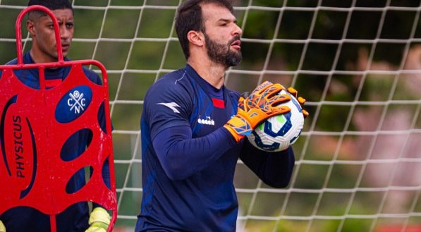 Imagem do goleiro do Náutico, Muriel