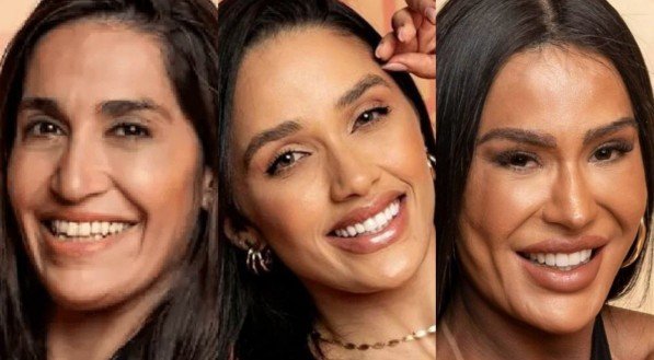 Daniele, Eva e Gracyanne Barbosa no nono Paredão do BBB 25