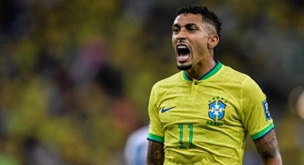Raphinha, atacante da Seleção Brasileira