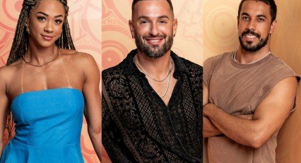 Imagem de Aline, Diego e Mike no BBB 25