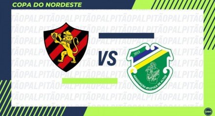 Sport e Altos duelam nesta quarta (26) pela última rodada da Copa do Nordeste.
