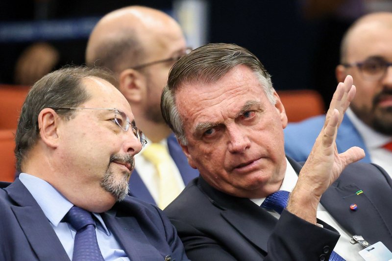 Jair Bolsonaro e seu advogado Celso Vilardi