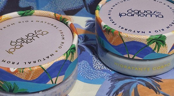 Produtos Hidratante Corpo e Esfoliante Corpo, da Águas de Ipanema