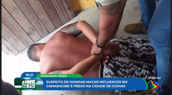 Imagem de chefe do tráfico em bairros de Camaragibe, acusado de mandar matar o influenciador Nicolas