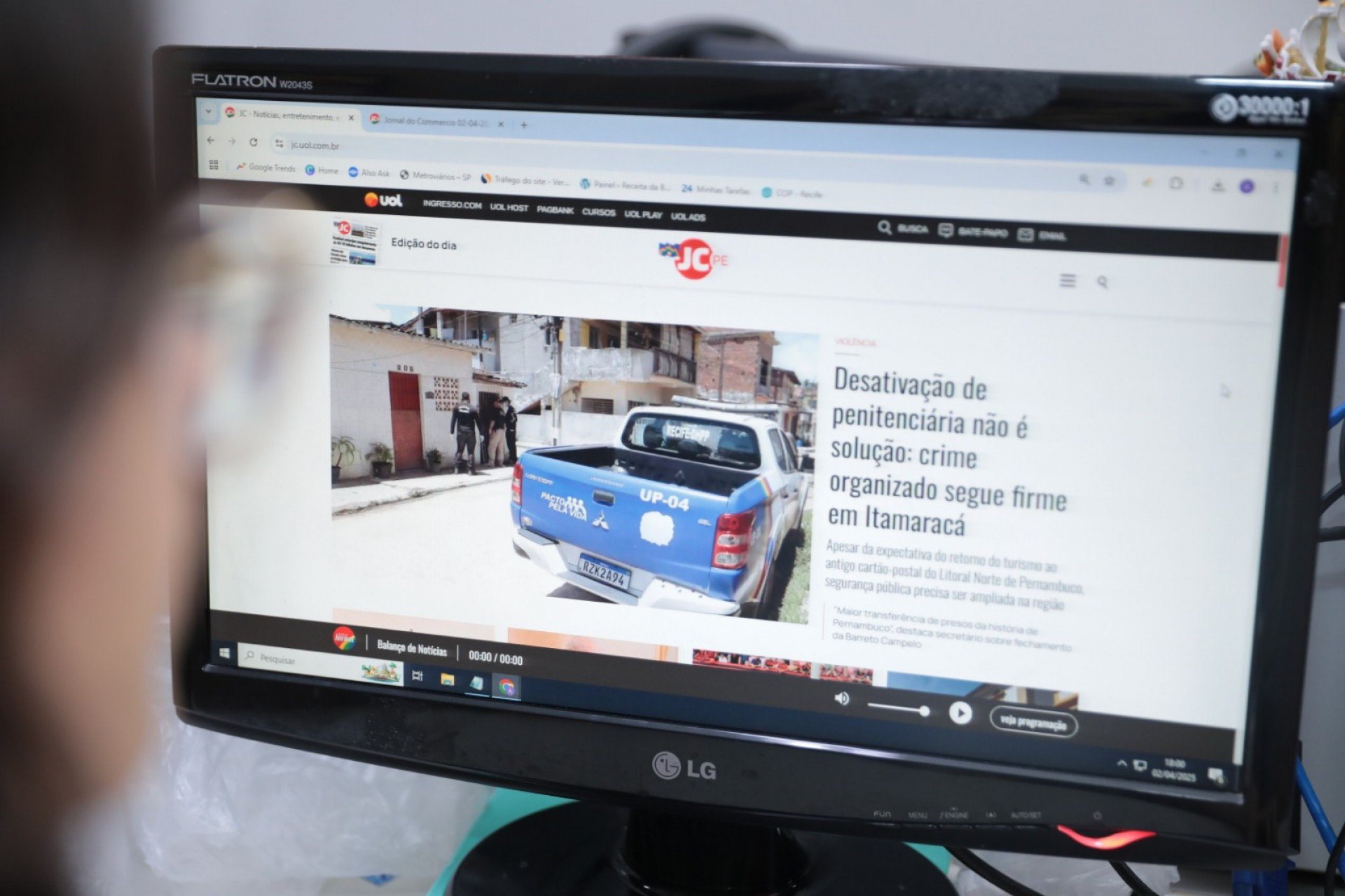 Foto da capa: Artigo