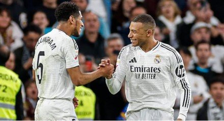 Mbappé e Bellingham, destaques do Real Madrid